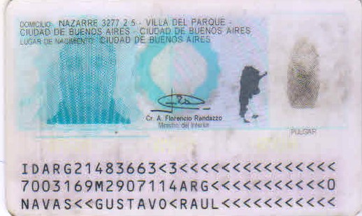 Imagen de ambas caras del último documento de identidad del solicitante o apoderado (o de todas las páginas si es DNI libreta, LC o LE)